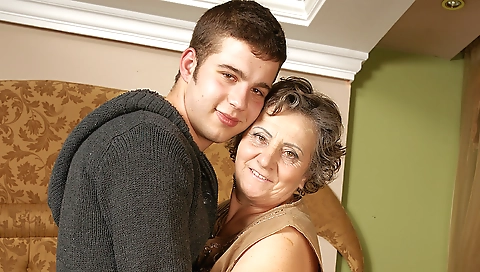 Horny Grandma Gets Fucked By Her Toyboy - MatureNL