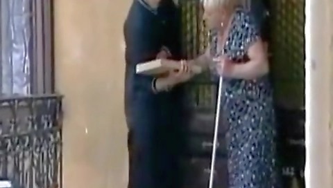 Fat blond granny fucked