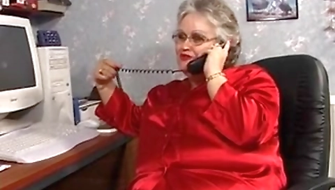 Big Beautiful Woman granny sucks and bonks in nylons